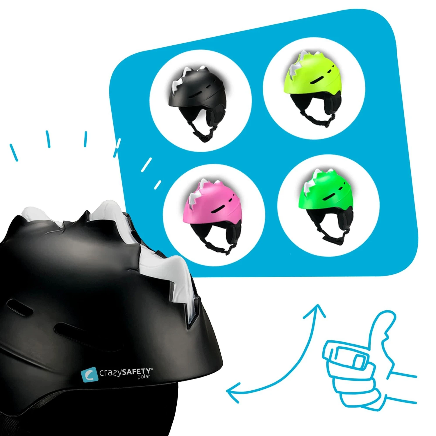 Ski Helmet For Teens And Adults | Matt Black | Crazy Safety | EN 1077 Certified 6 Ski Helmet For Teens And Adults | Matt Black | Crazy Safety | EN 1077 Certified - Image 4