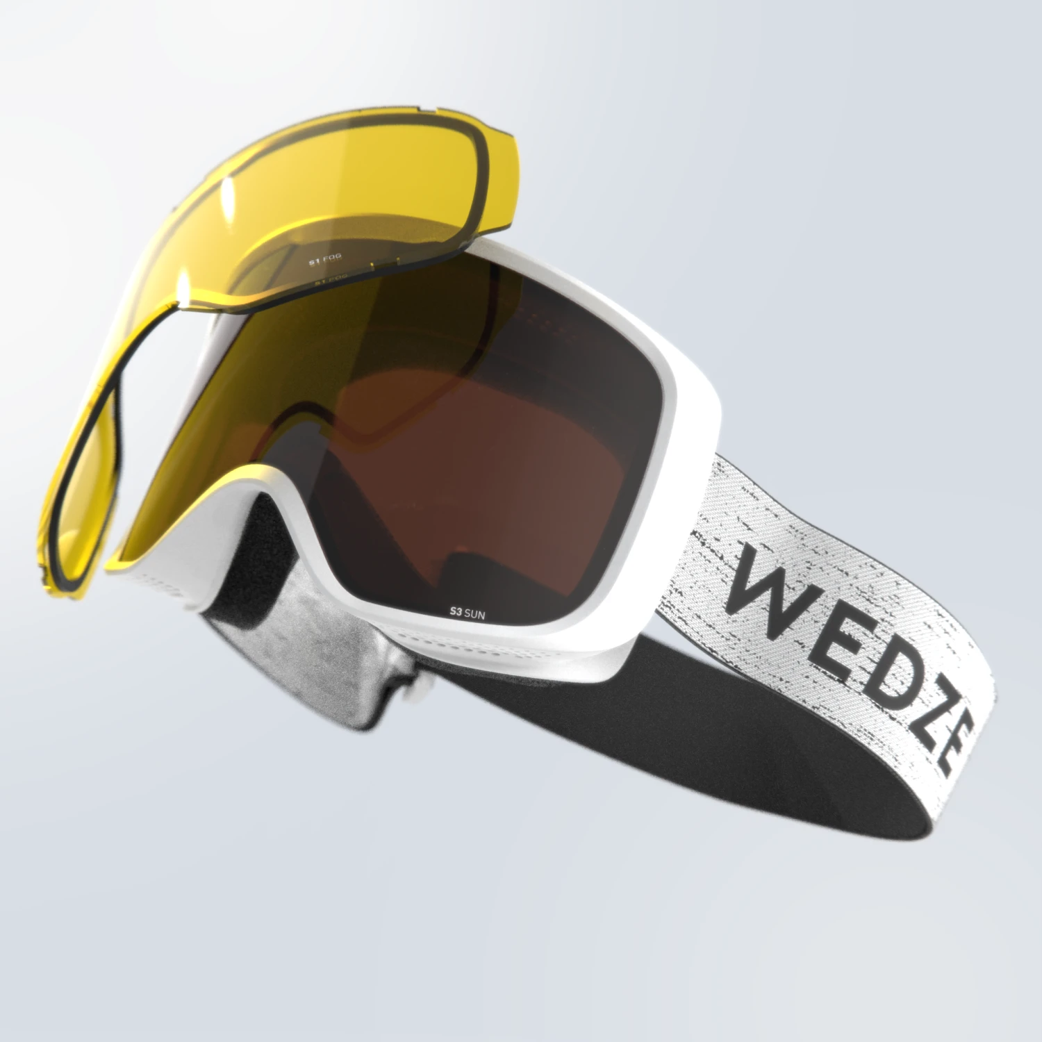WEDZE KIDS’ AND ADULT SKIING AND SNOWBOARDING GOGGLES ALL WEATHER - G 100 I 3 WEDZE KIDS’ AND ADULT SKIING AND SNOWBOARDING GOGGLES ALL WEATHER - G 100 I