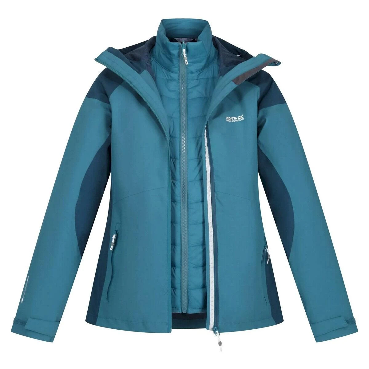Regatta Womens/Ladies Wentwood VII 2 In 1 Waterproof Jacket (Violet/Amaranth Haze) 12 Regatta Womens/Ladies Wentwood VII 2 In 1 Waterproof Jacket (Violet/Amaranth Haze) - Image 10