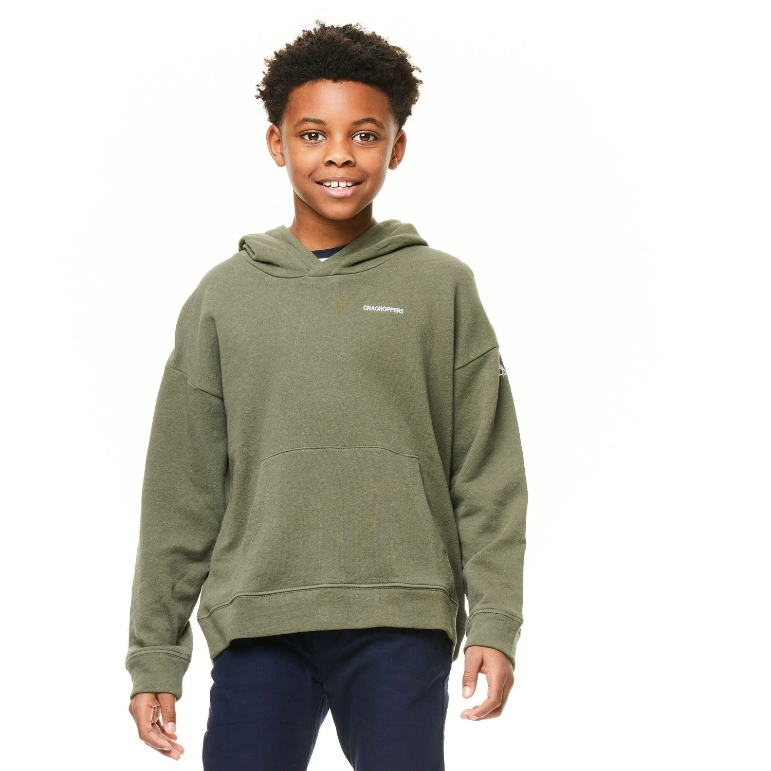 Craghoppers Childrens/Kids Madray NosiBotanical Hoodie (Dark Navy) 8 Craghoppers Childrens/Kids Madray NosiBotanical Hoodie (Dark Navy) - Image 6