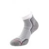 Womens/Ladies Ankle Socks (Pack Of 2) (White/Grey) -Outdoor Equipment Store k1efb8b7b218e7235a99f7baf9f07831b