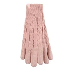 Ladies Fleece Lined Cable Knit 2.3 TOG Thermal Gloves -Outdoor Equipment Store k23062e214f2bfc96a894150674406b01