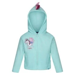 Regatta Baby Girls Peppa Pig Marl Hoodie (Aruba Blue)