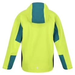 Regatta Childrens/Kids Highton III Waterproof Jacket (Black/India Grey) -Outdoor Equipment Store k316273b42ea9e5dfd1e306cacddb711d