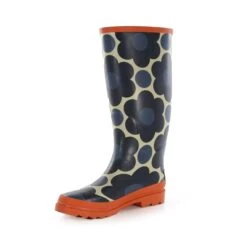 Regatta Womens/Ladies Orla Kiely Flower Pop Wellington Boots (Blue/Orange) 10 Regatta Womens/Ladies Orla Kiely Flower Pop Wellington Boots (Blue/Orange) -Outdoor Equipment Store k356d87db79557c7de4b02126c06d7bd1