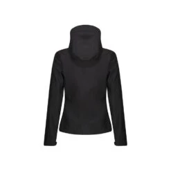Regatta Womens/Ladies Venturer Hooded Soft Shell Jacket (Black) -Outdoor Equipment Store k366b577ef9e576d726374911c1c79cef