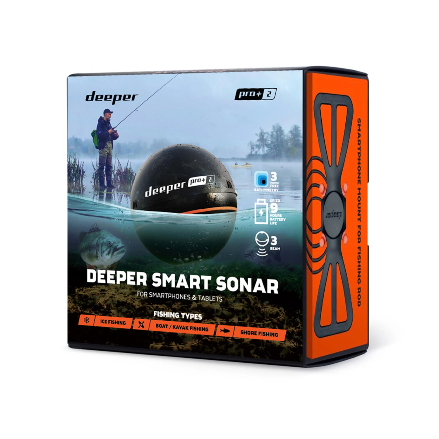 DEEPER PRO PLUS 2 FISH FINDER + SMARTPHONE SUPPORT 4 DEEPER PRO PLUS 2 FISH FINDER + SMARTPHONE SUPPORT - Image 2