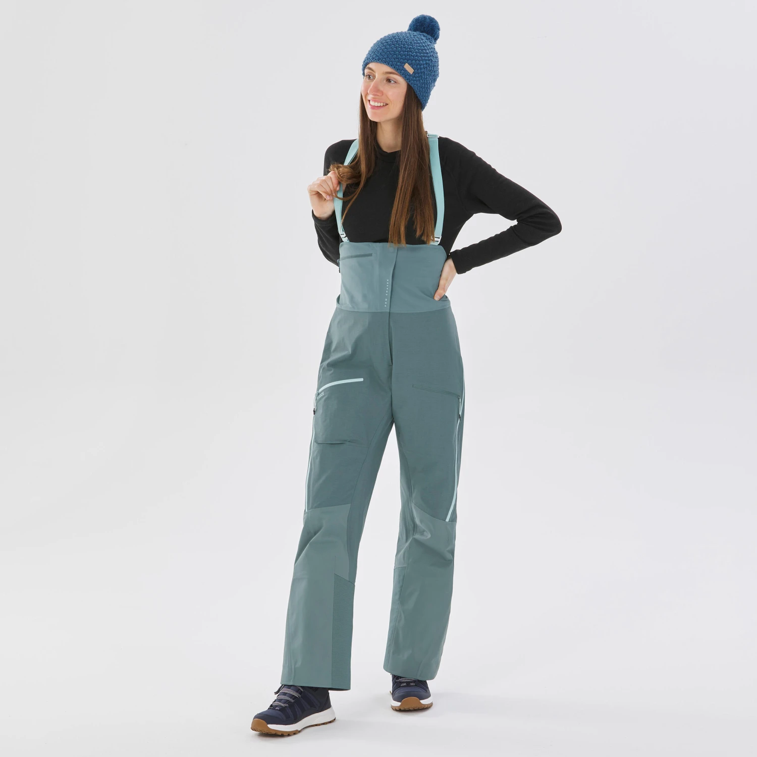 WEDZE WOMEN’S SKI SALOPETTE TROUSERS FR900 3 WEDZE WOMEN’S SKI SALOPETTE TROUSERS FR900