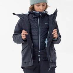 WEDZE BOY’S 3-IN-1 HIGHLY WATERPROOF SKI JACKET FR 900 -Outdoor Equipment Store k4577dc90479eed90e2dc4bacca2e14f8