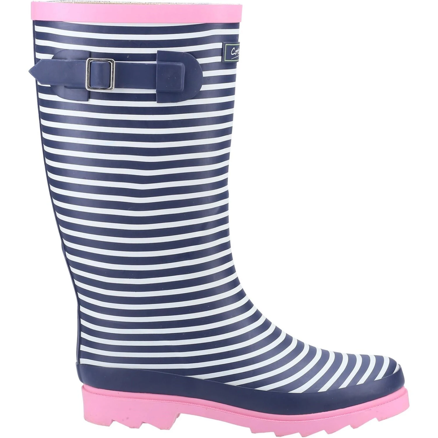 Cotswold Chilson Patterned Wellingtons BLUE 3 Cotswold Chilson Patterned Wellingtons BLUE