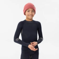 WEDZE KIDS' SKI BASE LAYER TOP - BL 500 I-SOFT SEAMLESS -Outdoor Equipment Store k4b3c2003a0ff51812b4de740079be9ef
