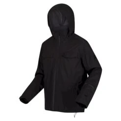 Regatta Mens Britely Torch 3 In 1 Waterproof Jacket (Black)