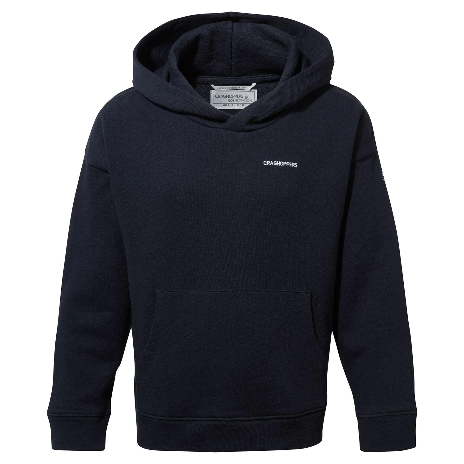 Craghoppers Childrens/Kids Madray NosiBotanical Hoodie (Dark Navy) 3 Craghoppers Childrens/Kids Madray NosiBotanical Hoodie (Dark Navy)