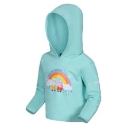 Regatta Childrens/Kids Peppa Pig Rainbow Hoodie (Aruba Blue) -Outdoor Equipment Store k5937c8242781272ca62cbe2372dfc456