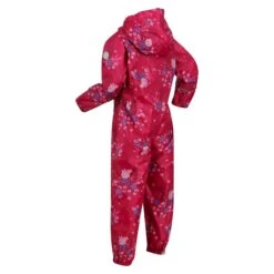 Regatta Childrens/Kids Pobble Peppa Pig Floral Waterproof Puddle Suit (Pink Fusion) -Outdoor Equipment Store k5950f065550a13b286fb2c6d4e2dc162