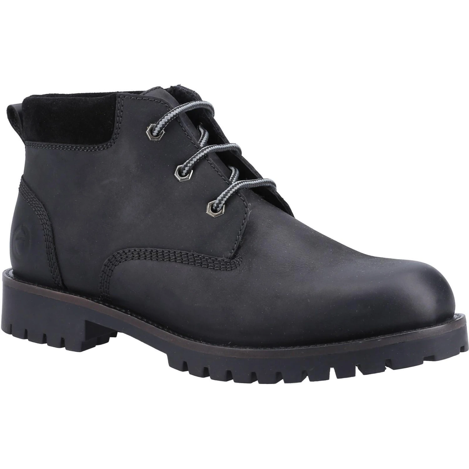 Cotswold Mens Banbury Leather Ankle Boots (Black) 3 Cotswold Mens Banbury Leather Ankle Boots (Black)