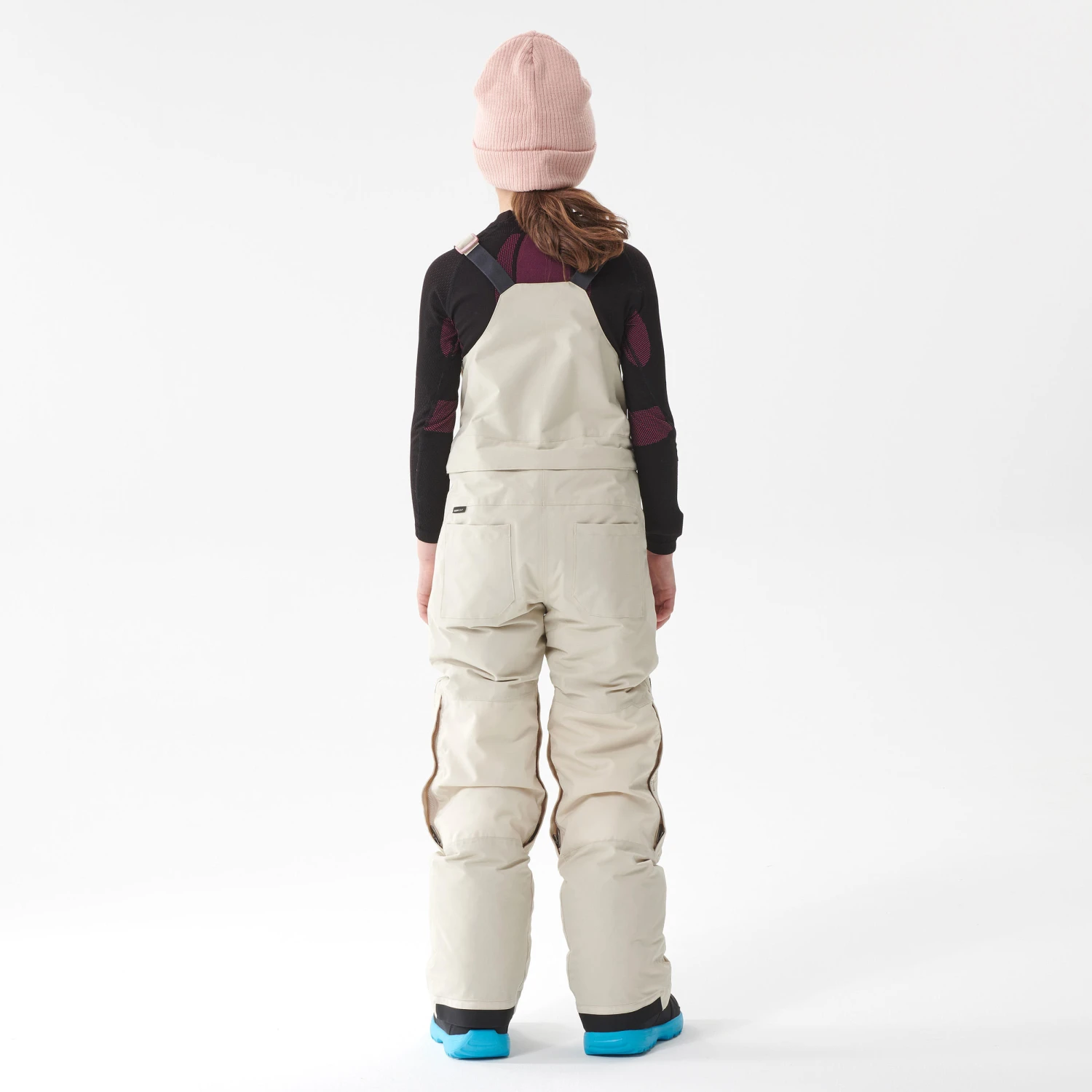 Kids’ Durable Snowboard Salopettes - Bib 500 Girl 6 Kids’ Durable Snowboard Salopettes - Bib 500 Girl - Image 4