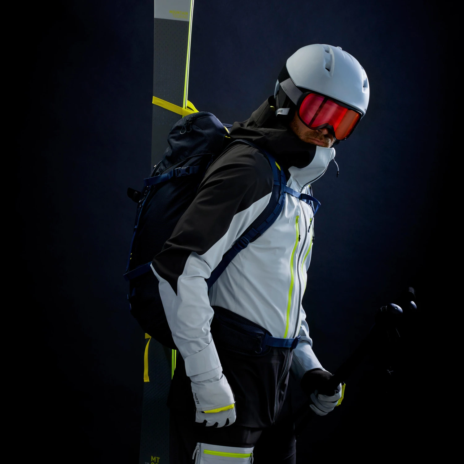 WEDZE CROSS-COUNTRY SKIING - MT90 + TOUR FREE BINDINGS + SKINS 16 WEDZE CROSS-COUNTRY SKIING - MT90 + TOUR FREE BINDINGS + SKINS - Image 14