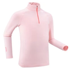 WEDZE Kids’ Ski Base Layer Top - BL 500 1/2 Zip -Outdoor Equipment Store k5e10114c8d24c93cd16c6b5ca61dc86d