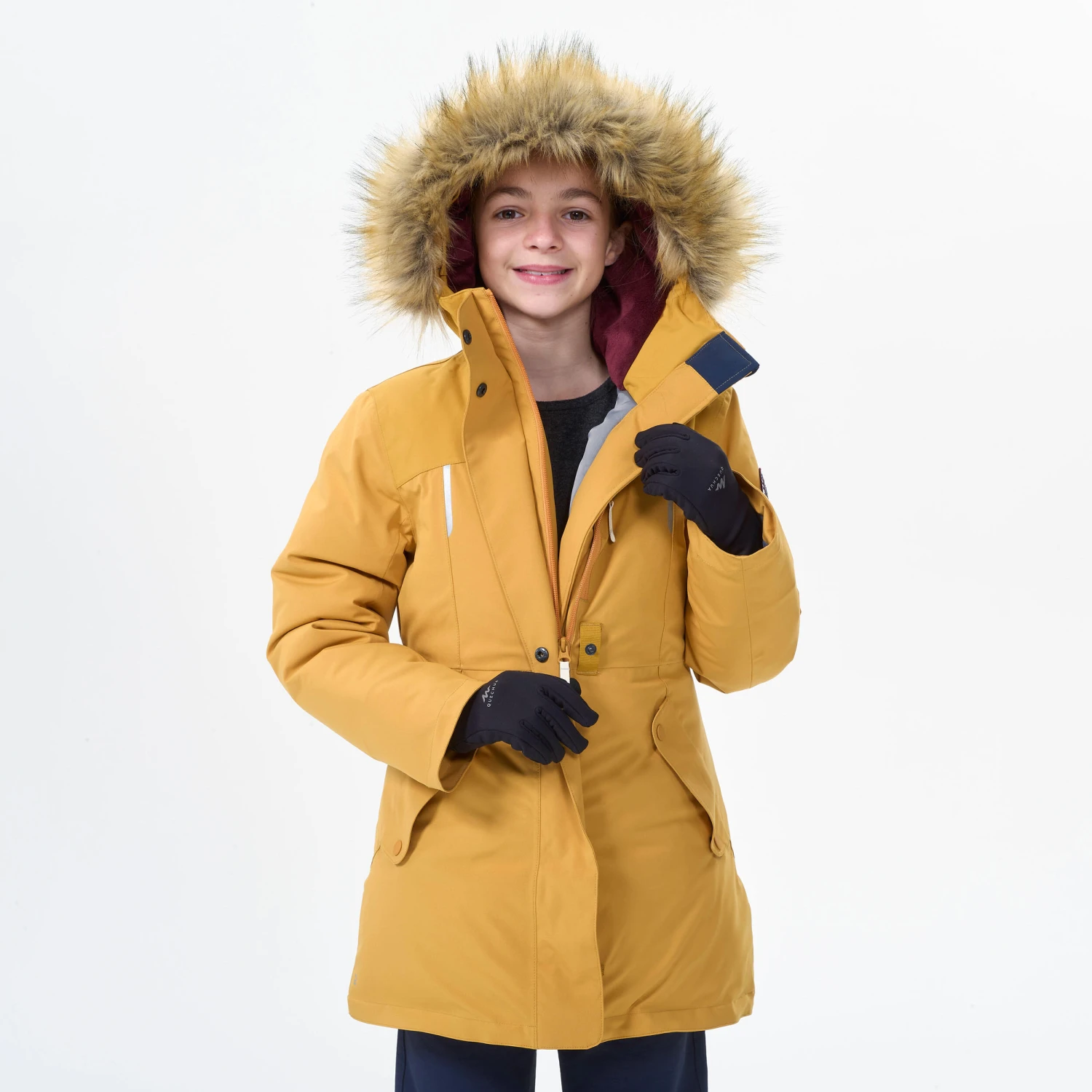 Quechua KIDS’ WARM AND WATERPROOF HIKING PARKA - SH900 -17°C - 7 4 Quechua KIDS’ WARM AND WATERPROOF HIKING PARKA - SH900 -17°C - 7 - Image 2