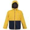 Regatta Childrens/Kids Hywell Waterproof Jacket (Yellow Gold/Navy)