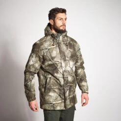 WARM WATERPROOF HUNTING JACKET TREEMETIC 100