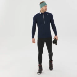 MEN’S WARM CROSS-COUNTRY SKIING T-SHIRT - XC S T-S W 100 -Outdoor Equipment Store k76a1f296bf75c6cbb6e7d0bd3157ce55