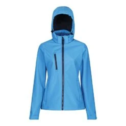 Regatta Womens/Ladies Venturer Hooded Soft Shell Jacket (Black) -Outdoor Equipment Store k7ffbc8f6bf1f6e763e05c344fb798786