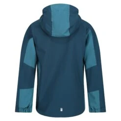 Regatta Childrens/Kids Highton III Waterproof Jacket (Black/India Grey) -Outdoor Equipment Store k83c45e78abf46df72dc9ed557a03a2b6