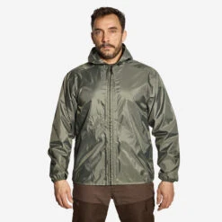 Country Sport Lightweight Waterproof Jacket 100 Green