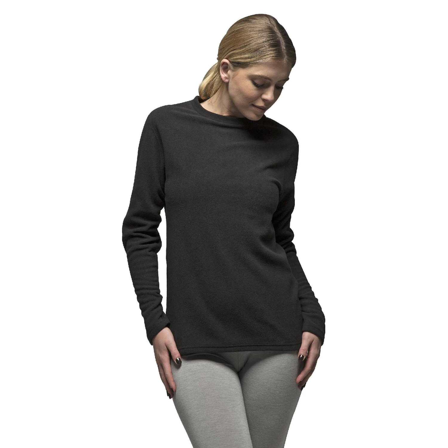 Ladies Fleece Lined Long Sleeve Thermal Top | Original 3 Ladies Fleece Lined Long Sleeve Thermal Top | Original