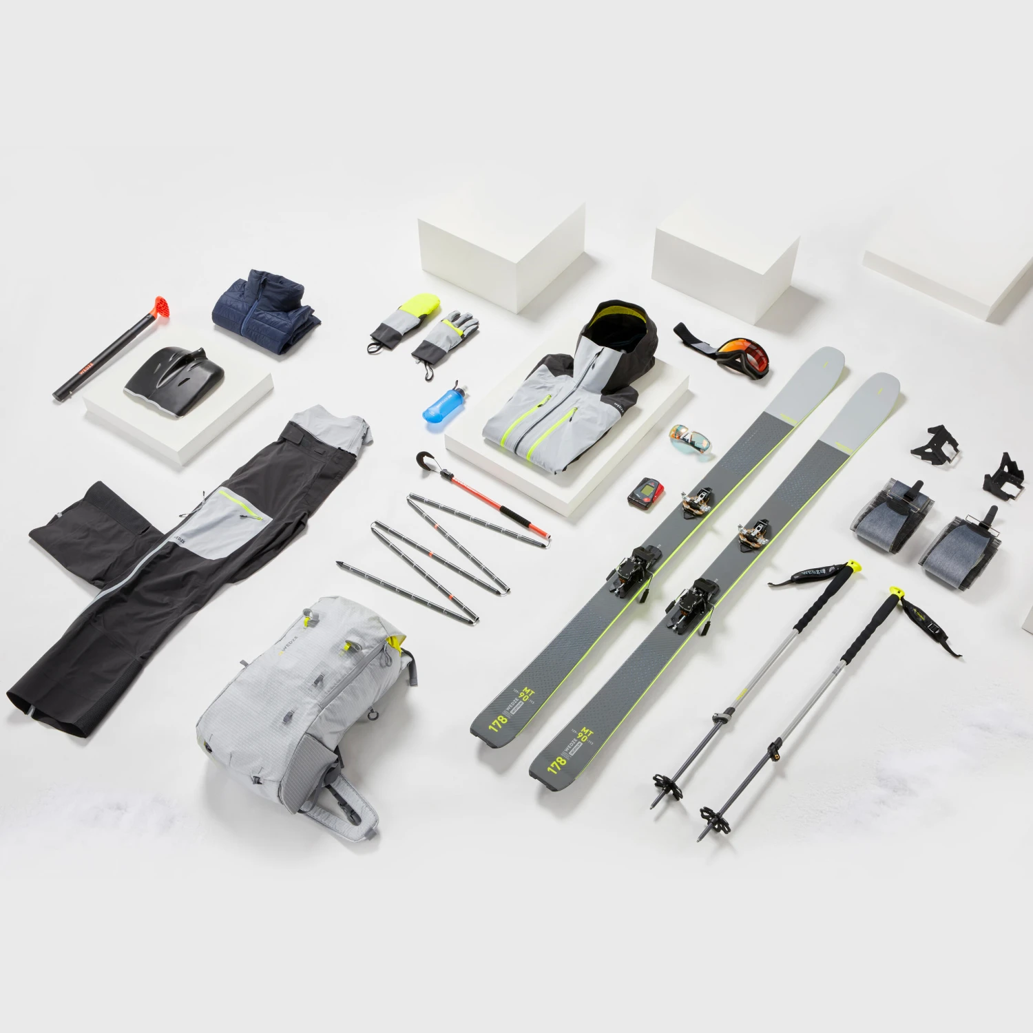 WEDZE CROSS-COUNTRY SKIING - MT90 + TOUR FREE BINDINGS + SKINS 5 WEDZE CROSS-COUNTRY SKIING - MT90 + TOUR FREE BINDINGS + SKINS - Image 3