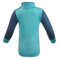 WEDZE Baby Ski Base Layer Top, Undershirt Merino Wool MERIWARM Turquoise -Outdoor Equipment Store k864d0170e7b32da17937f87840c20d59