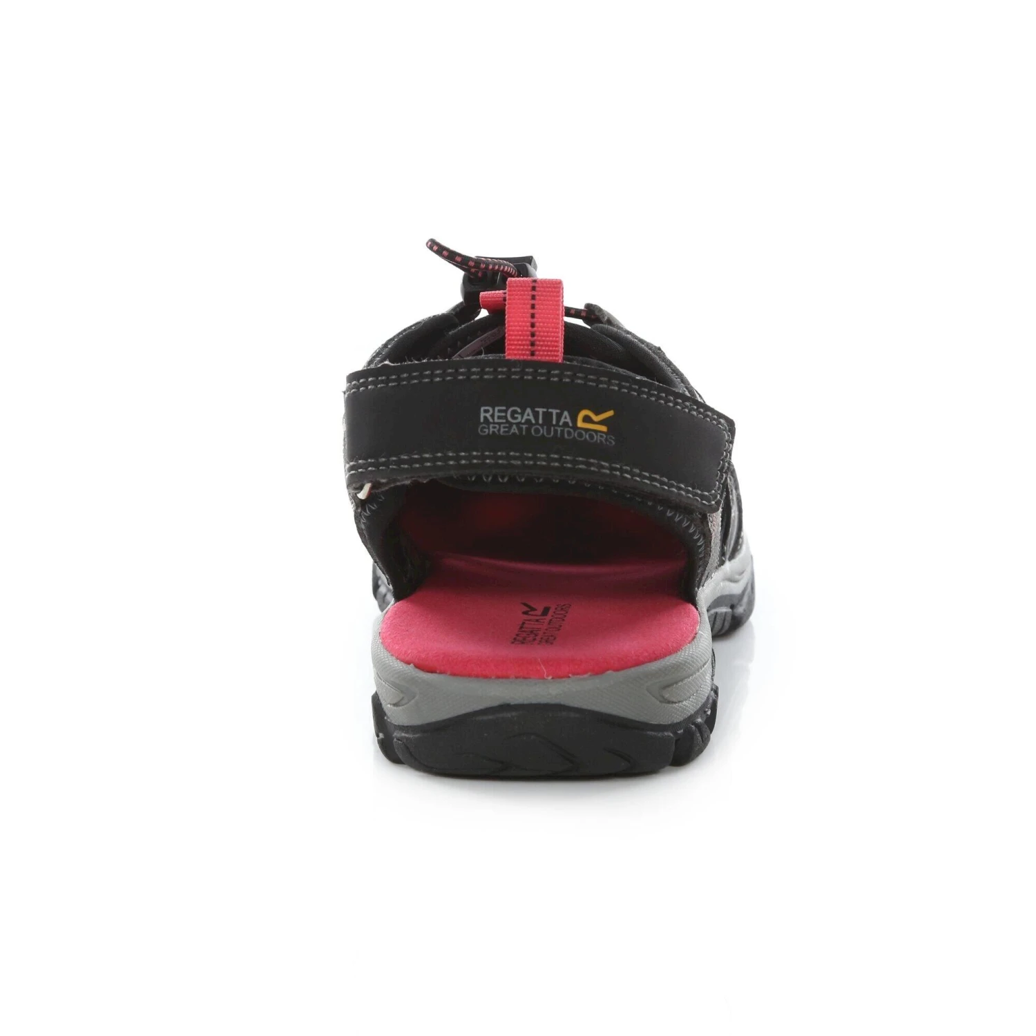 Regatta Womens/Ladies Westshore II Sandals (Black/Rethink Pink) 4 Regatta Womens/Ladies Westshore II Sandals (Black/Rethink Pink) - Image 2