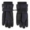 Childrens Black Winter Fleece Lined Waterproof Thermal Snow Ski Gloves 1 Childrens Black Winter Fleece Lined Waterproof Thermal Snow Ski Gloves -Outdoor Equipment Store k8a1d96fd6b5c765d7a84d8d30b88cf77