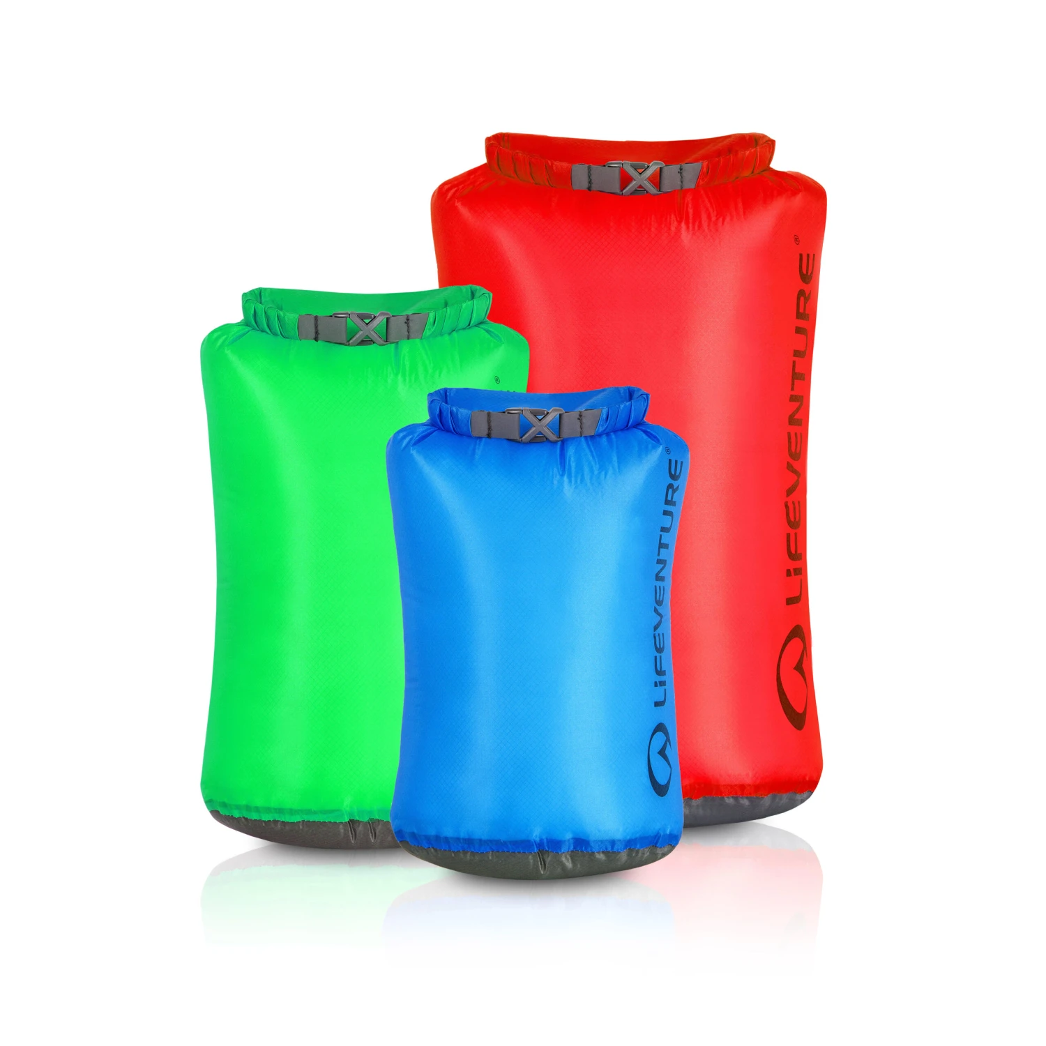 Lifeventure Ultralight Dry Bag Multipack (5L, 10L, 25L) 3 Lifeventure Ultralight Dry Bag Multipack (5L, 10L, 25L)