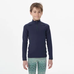 WEDZE Kids’ Ski Base Layer Top - BL 500 1/2 Zip -Outdoor Equipment Store k943d41039cb8cf9c46e8c1f6790a464e