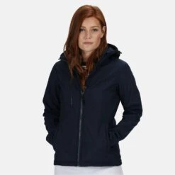 Regatta Womens/Ladies Venturer Hooded Soft Shell Jacket (Black) -Outdoor Equipment Store k978a97c39fba0a22ad19f9b625ea36c6