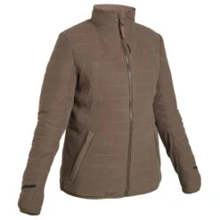 HUNTING WOMEN’S 3-IN-1 WARM WATERPROOF JACKET 500 - BROWN -Outdoor Equipment Store k9dfdaf01d9da65891a162d8ec72c3b8f