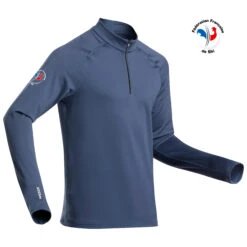 WEDZE Men's Ski 500 1/2 Zip Base Layer Top -Outdoor Equipment Store ka1dea29cbe7f641f42848976bb9a6bed