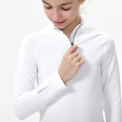 WEDZE Kids’ Ski Base Layer Top - BL 500 1/2 Zip -Outdoor Equipment Store ka47064ffb4d904aa1692876d24ddd2f4