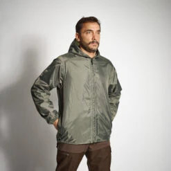 Country Sport Lightweight Waterproof Jacket 100 Green -Outdoor Equipment Store ka9e9919cd250d9a324fadb3a24e3c513