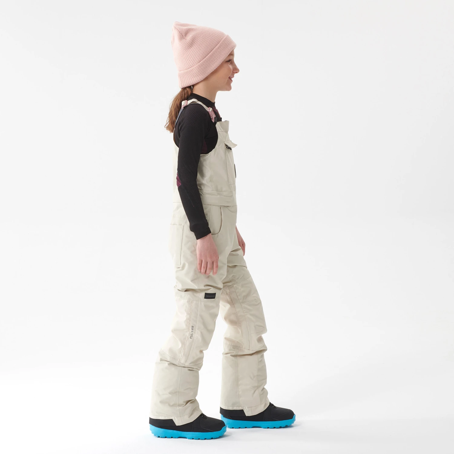 Kids’ Durable Snowboard Salopettes - Bib 500 Girl 5 Kids’ Durable Snowboard Salopettes - Bib 500 Girl - Image 3