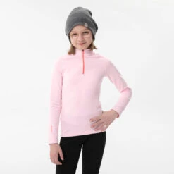 WEDZE Kids’ Ski Base Layer Top - BL 500 1/2 Zip -Outdoor Equipment Store kb02acdd98b87dbafdad19506c5ef257b