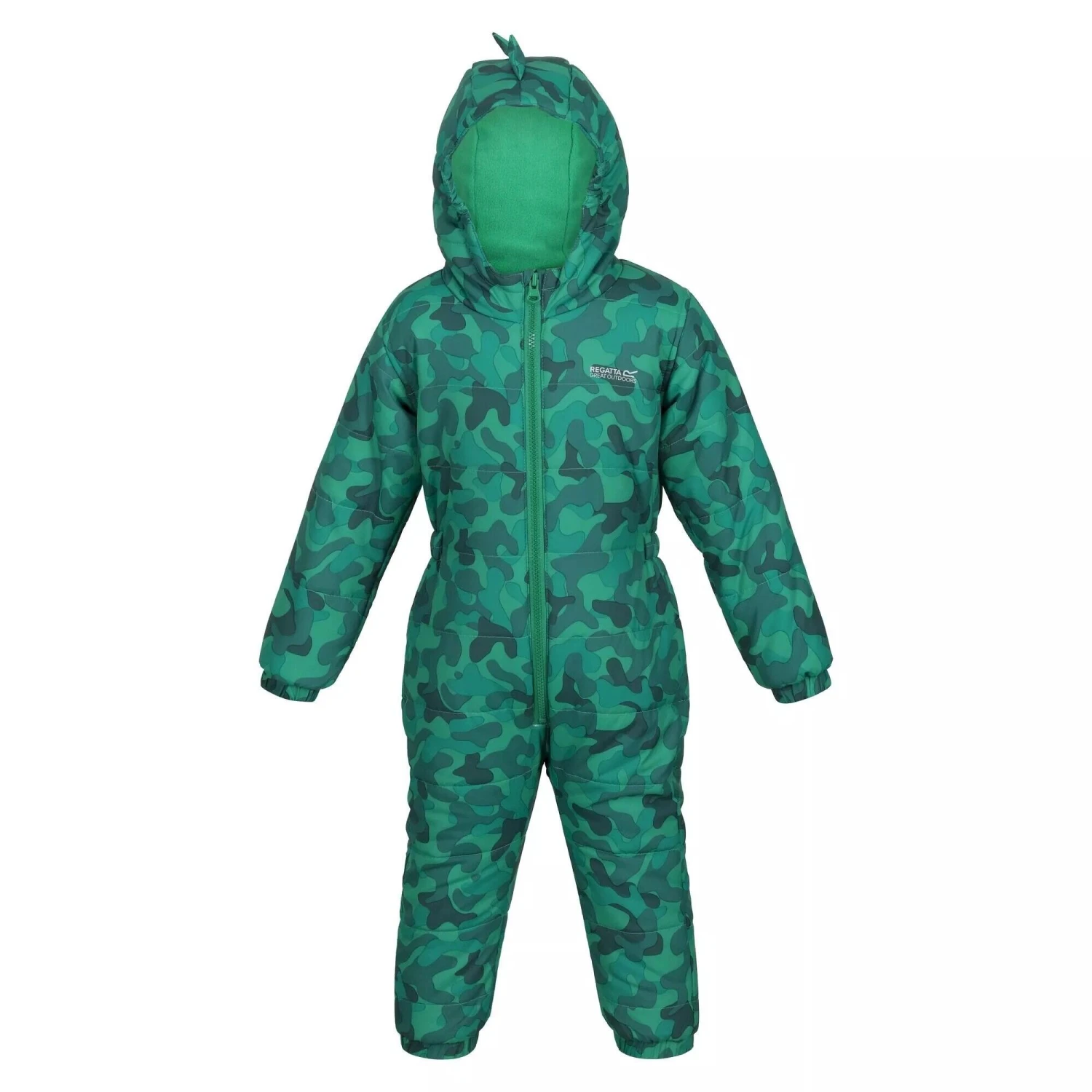Regatta Childrens/Kids Penrose Camo Puddle Suit (Jellybean Green) 3 Regatta Childrens/Kids Penrose Camo Puddle Suit (Jellybean Green)