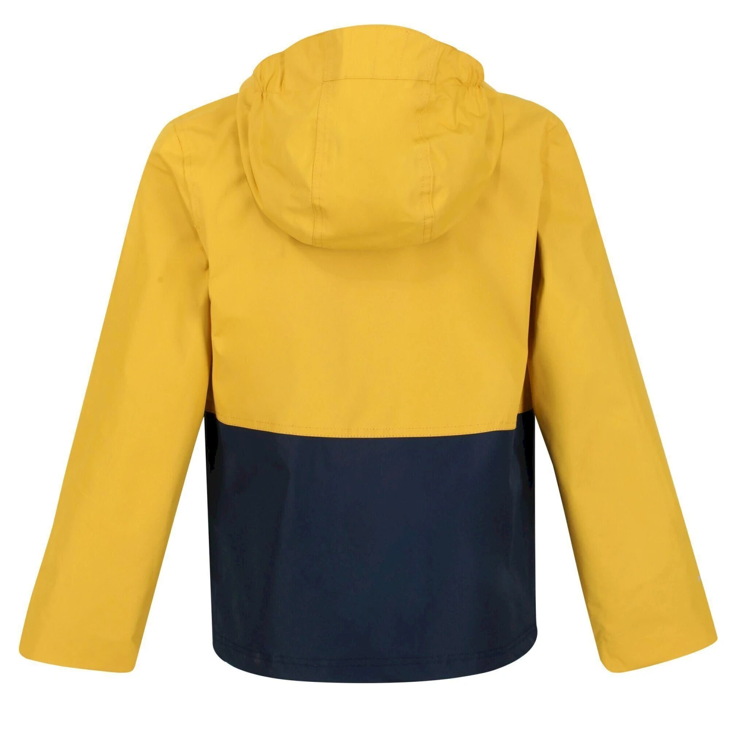 Regatta Childrens/Kids Hywell Waterproof Jacket (Yellow Gold/Navy) 4 Regatta Childrens/Kids Hywell Waterproof Jacket (Yellow Gold/Navy) - Image 2