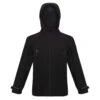 Regatta Childrens/Kids Pulton Waterproof Jacket (Black)