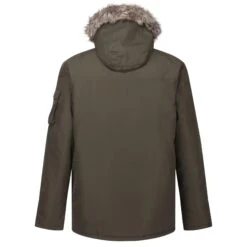 Regatta Mens Salinger II Faux Fur Insulated Parka (Black) -Outdoor Equipment Store kb691b862b17f98508af5ff7b3892febc