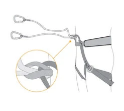 Singing Rock Bungee Climbing Tether For Ice Tools -Outdoor Equipment Store kb7d5eacb4fbf28f244efc97b7699f639