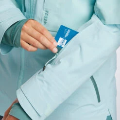 WEDZE Women's Ski Jacket FR900 Turquoise -Outdoor Equipment Store kca08f20868a984fb826220d3415949e9